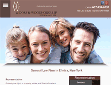 Tablet Screenshot of mooreandwoodhousellp.com